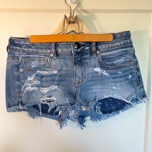American Eagle Denim Short Shorts